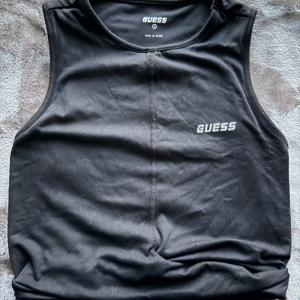 Guess Black Athletic Tank Top